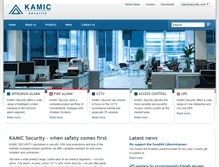 Tablet Screenshot of kamicsecurity.com